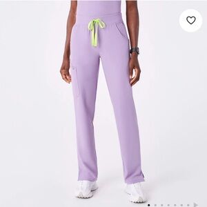Figs Lilac Kade Cargo Straight-Leg Pants